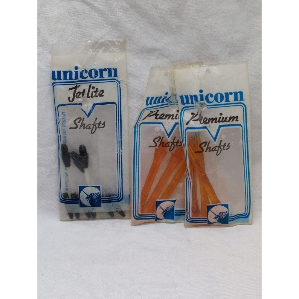 (3) Vintage Packs Of Unicorn Shaft Accessories
